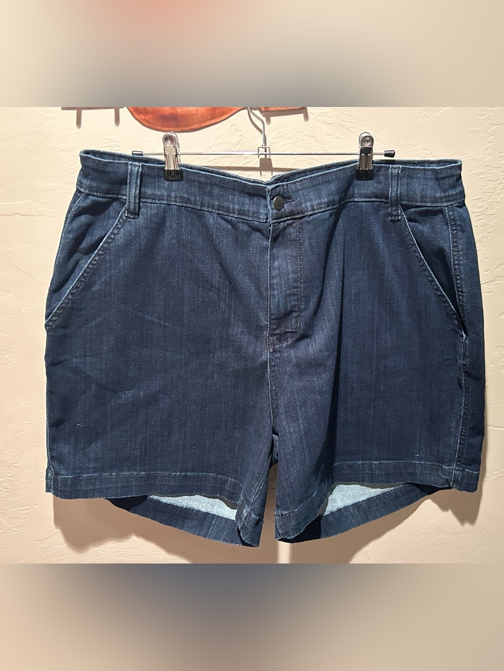 Judy Blue Indigo Denim Relaxed Jean Shorts